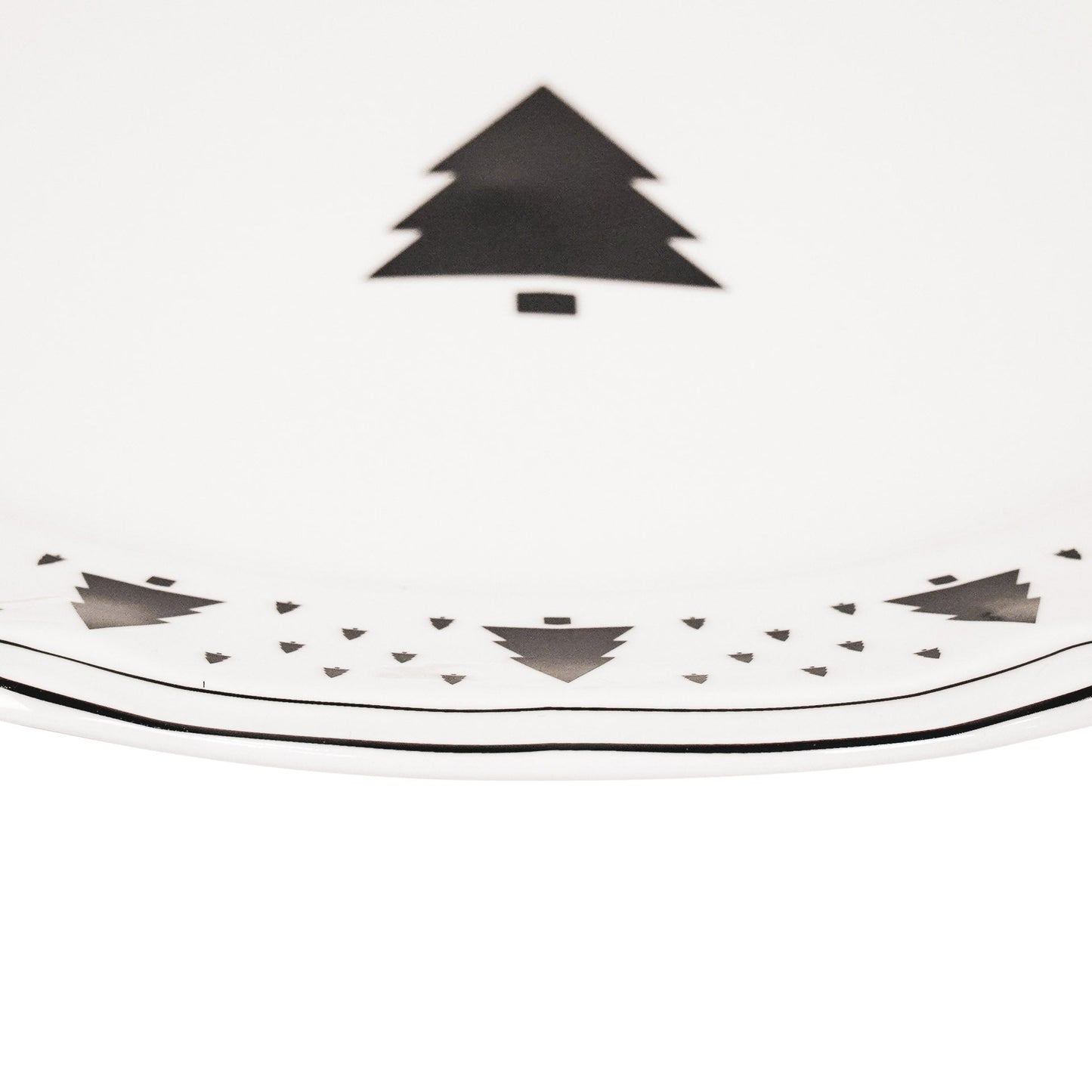 Diner Bord - Kerstboom - Newbone China - Ø26cm