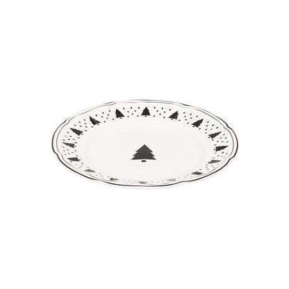 Gebaksbord - Kerstboom - Newbone China - Ø15cm