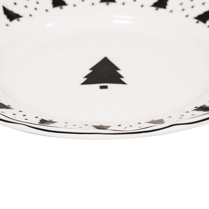 Gebaksbord - Kerstboom - Newbone China - Ø15cm