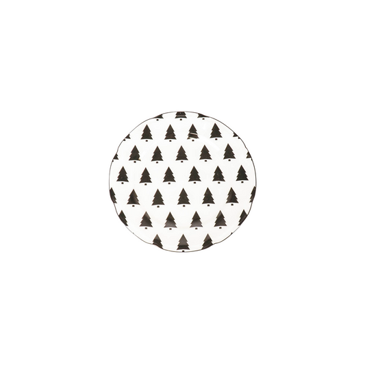 Bord - Kerstbomen - Newbone China - 15x15x1,5cm