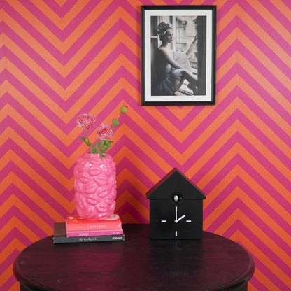 Klok- Wandklok Koekoeksklok- Zwart- 24x27x9cm