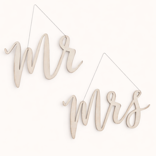 Stoelhangers Mr & Mrs