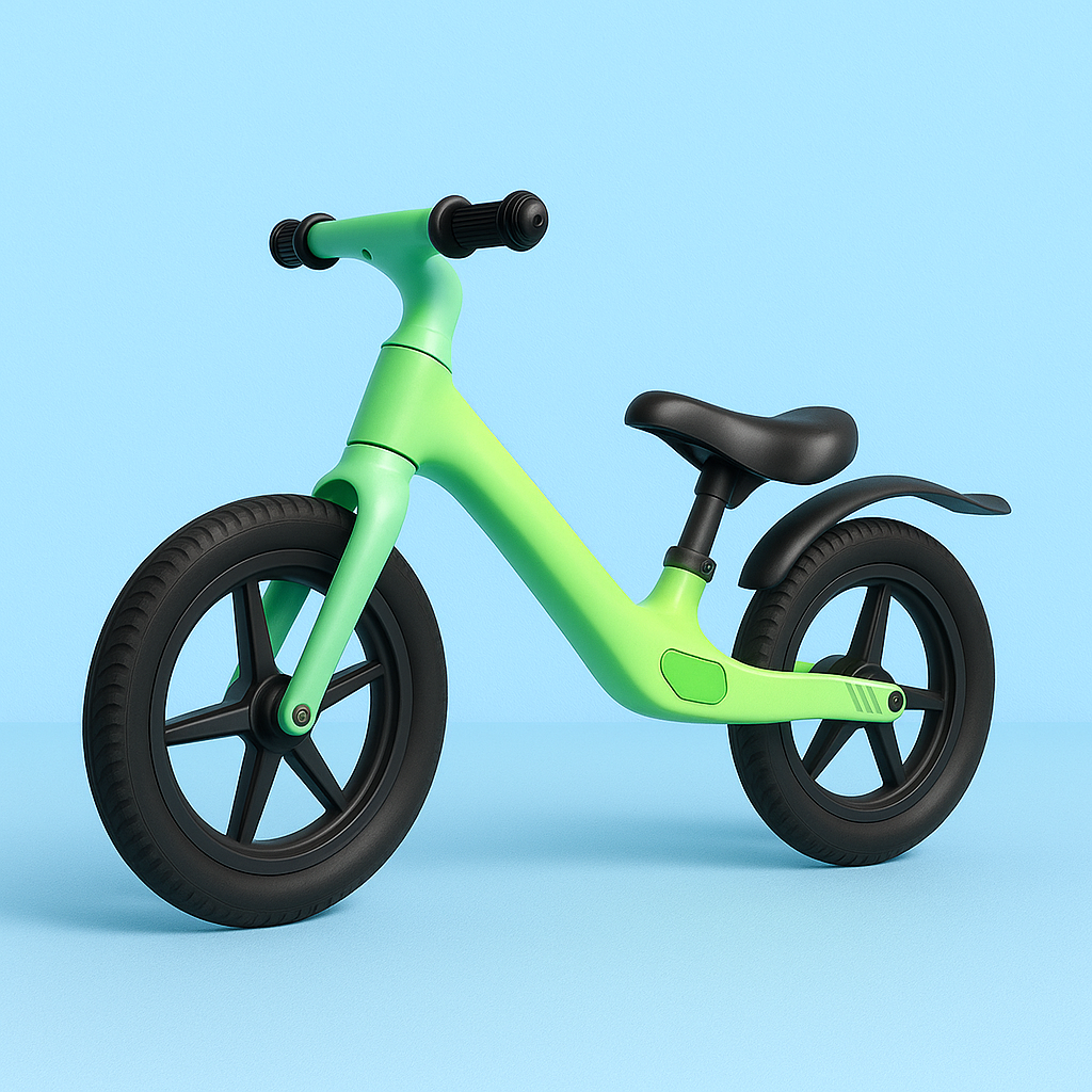 Loopfiets - Balance bike zonder pedalen - Lime