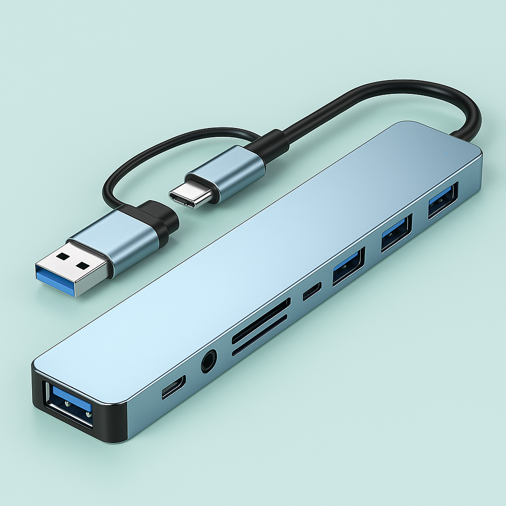 8-in-1 USB-C Docking Station Hub