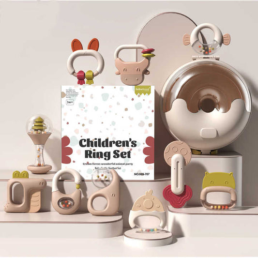 Babyspeelgoed bijtringen - muziekinstrumenten set