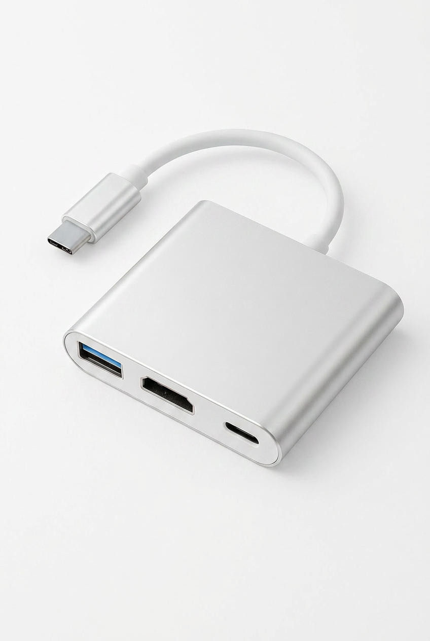 3-in-1 USB-C Hub Adapter