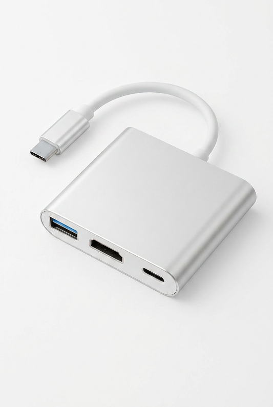 3-in-1 USB-C Hub Adapter