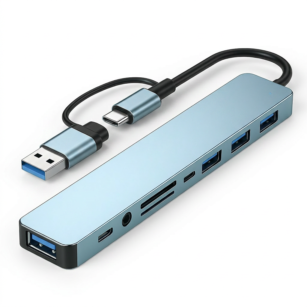 8-in-1 USB-C Docking Station Hub