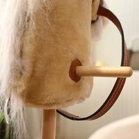 Hobby Horse Stokpaard Beige – Pluche Speelgoedpaard voor Kinderen | BOECK